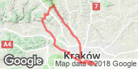 Track GPS Dolina Prądnika i Bolechowicha zimowo